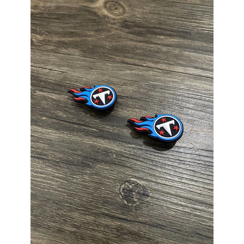 Tennessee Titans Football Team Sports Charm For Crocs Shoe Charms - 2 Pieces